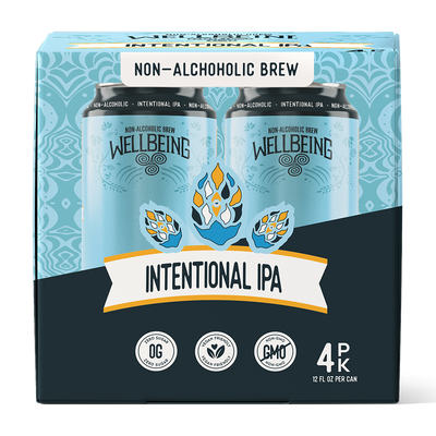 Intentional IPA NA Beer, 12oz 4-Pack