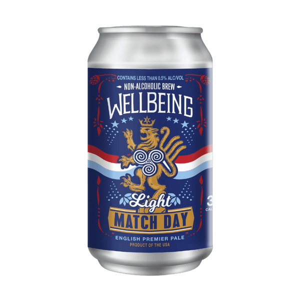 Wellbeing Match Day Light 12oz, 6 Pack