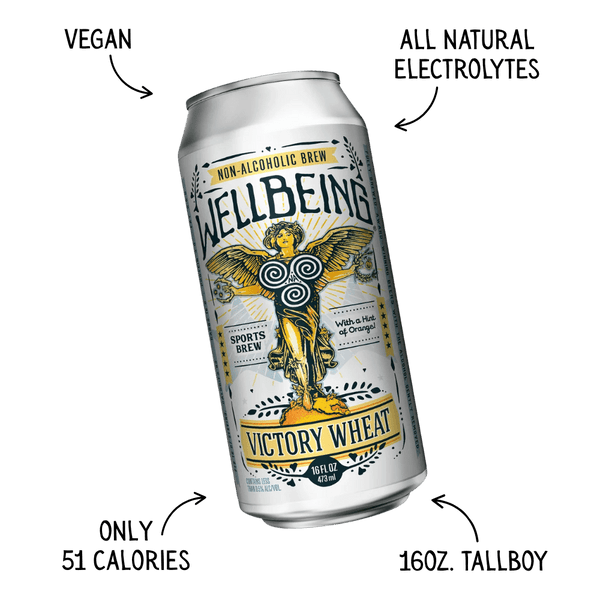 Wellbeing Victory Wheat + Electrolytes, 4 Pack